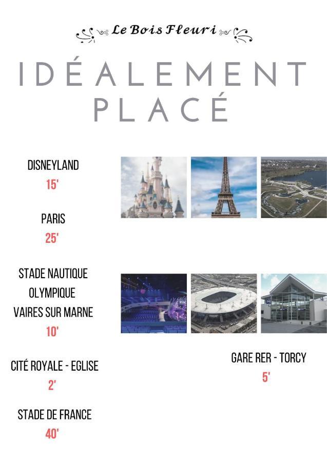 Maison Studio Le Bois Fleuri Croissy-Beaubourg Экстерьер фото