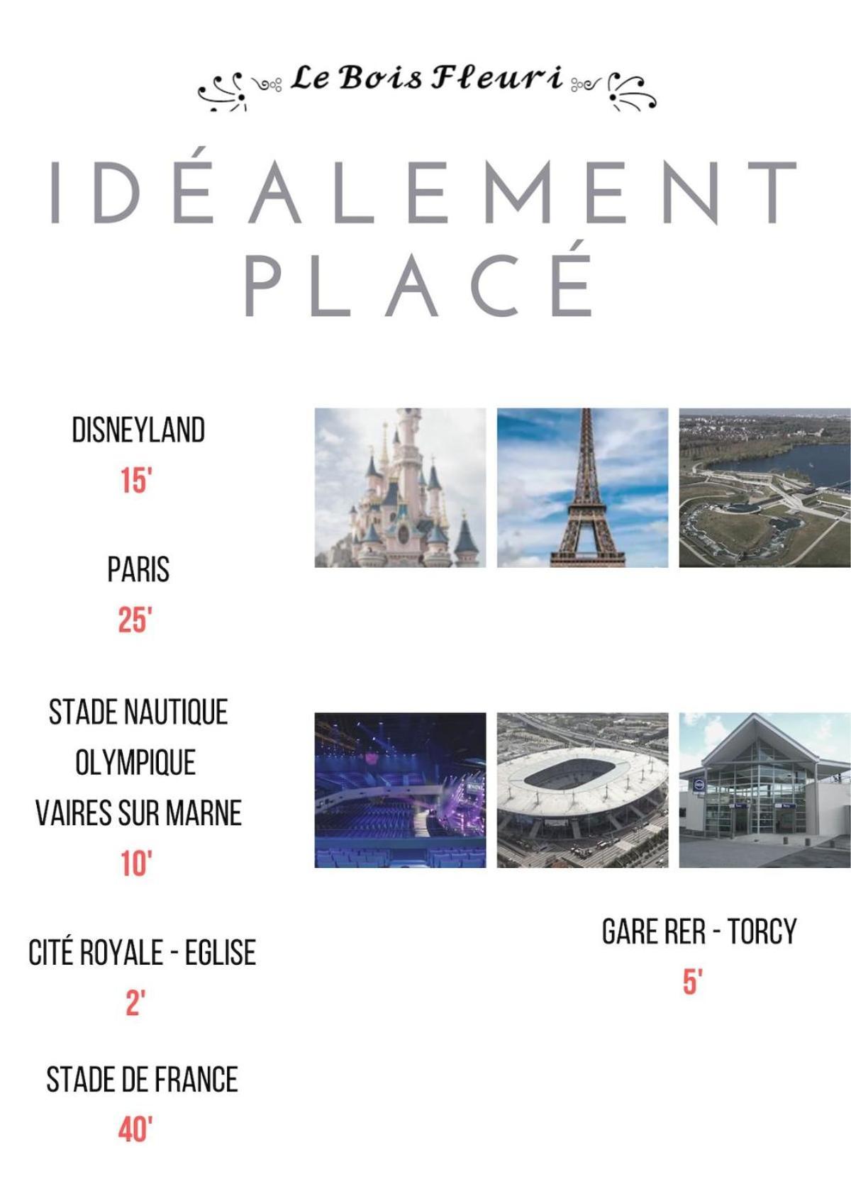Maison Studio Le Bois Fleuri Croissy-Beaubourg Экстерьер фото